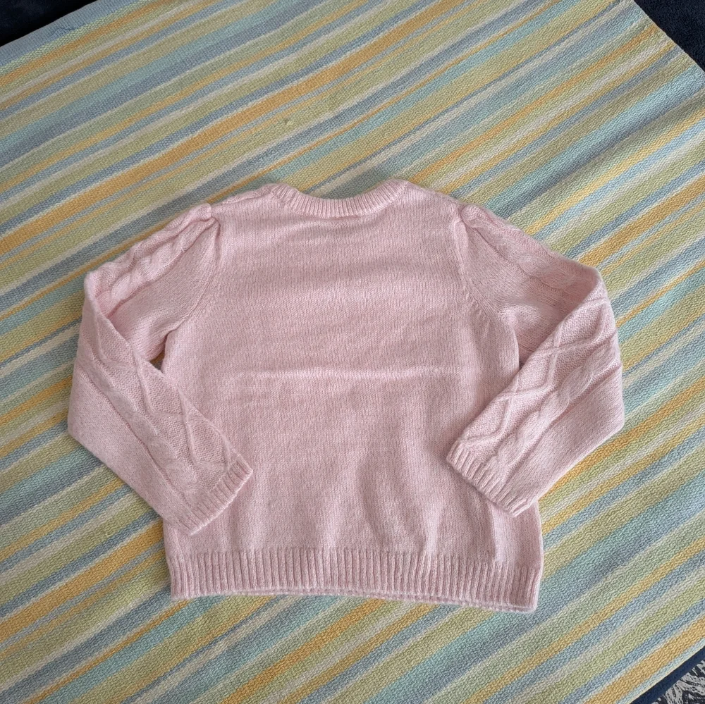⭐ NEW NWT Girls Gymboree Pink Diamond Knit Sweater Size 6